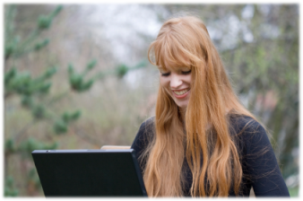 Woman at Laptop