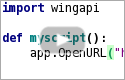 Screencast: Extension Scripting API (2:17)