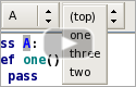 Screencast: Source Index Menus (0:27)